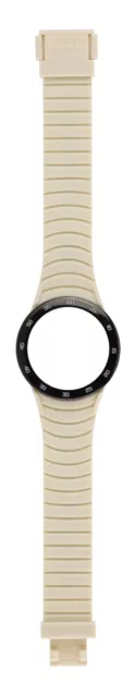 Hip Hop Metal Solare  Parchment Cinturino Per Cassa Da 42 Mm Hbu0772  Nuovo
