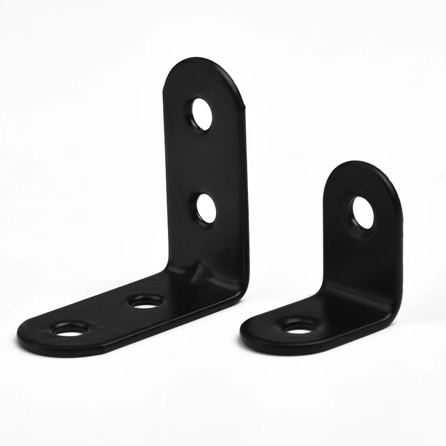 Stainless Steel 90° Right Angle Bracket Corner Brace Joint Shelf Support L Shape