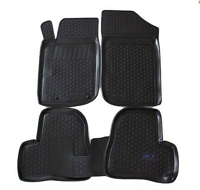 Tapis DE Sol en Caoutchouc 3D Exclusive Compatible avec Peugeot 207 2006-2012 4pcs J&J AUTOMOTIVE 