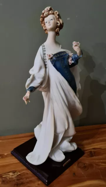 Capodimonte CEDRASCHI Italian Porcelain Figurine, 1984 Florence Woman Lady 17"
