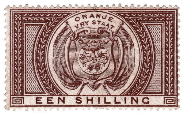 (I.B) Orange Free State Revenue : Duty Stamp 1/-