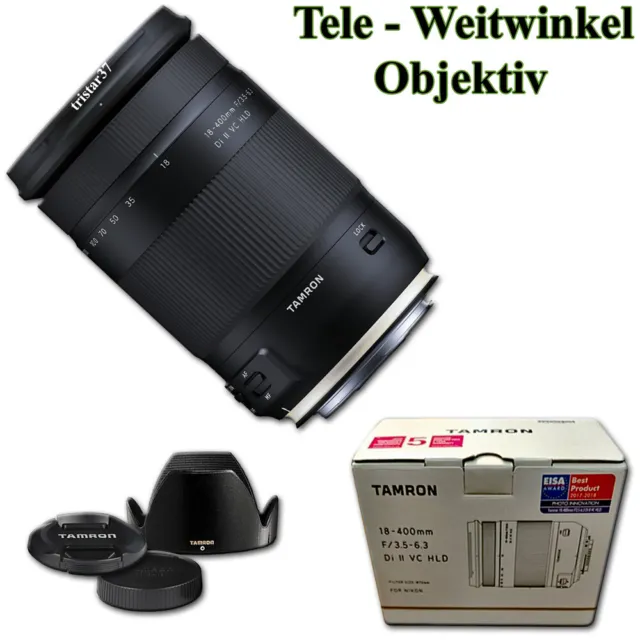 Tamron Tele Weitwinkel Objektiv 18-400mm Megazoom für NIKON D-SLR VC HLD OVP