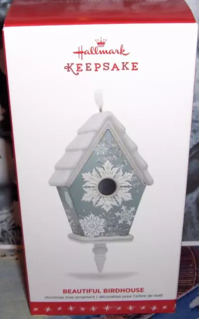 Beautiful Birdhouse`2016`Christmas Birdhouses Are The Cutest,Hallmark Ornament