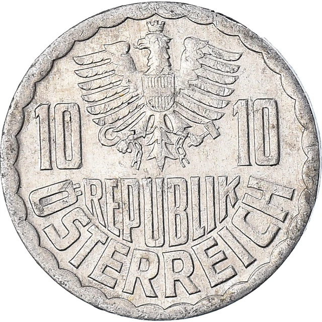 [#946450] Coin, Austria, 10 Groschen, 1982