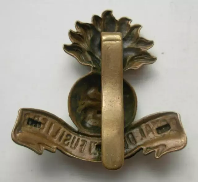 Genuine WW1 Royal Dublin Fusiliers cap badge 2