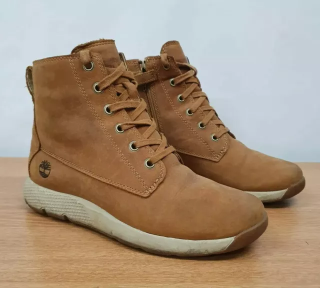 Stivali Timberland marrone chiaro taglia 4 ""MetroRoam 6 pollici"" da donna A1VQ3 junior in pelle
