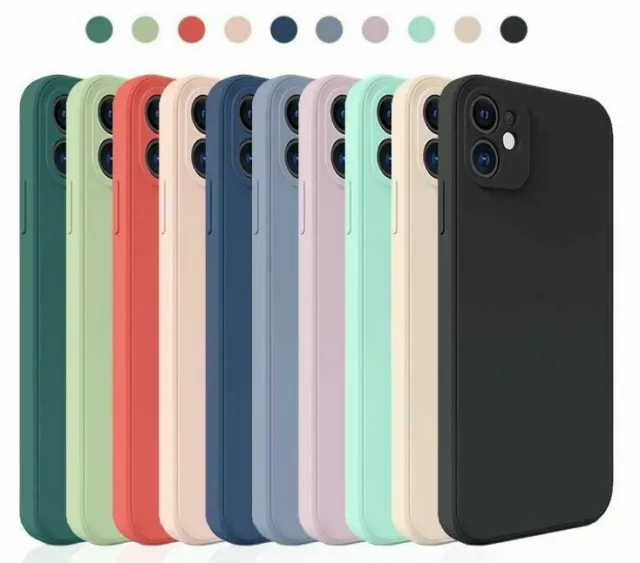 Case For iPhone 15 14 13 12 11 Pro Max XS X 8 SE Shockproof Silicone