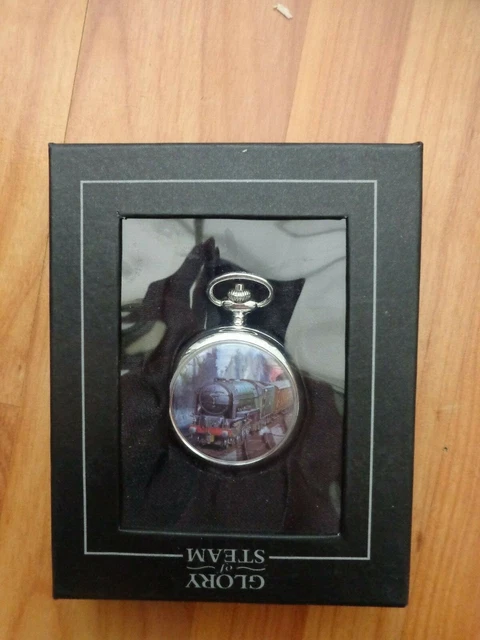Montre De Poche Atlas Editions - Gloire De La Vapeur - Plaqué Argent - Neuf Sans Certificat