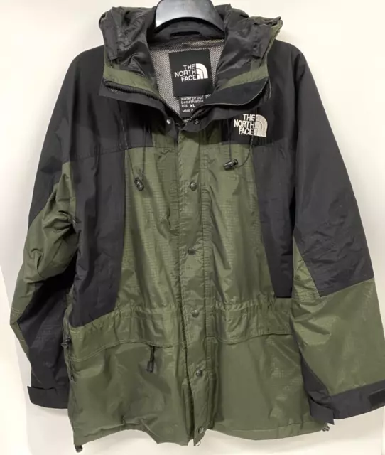 Giacca Da Uomo The North Face Xl/2Xl Verde Oliva Impermeabile Traspirante Leggera