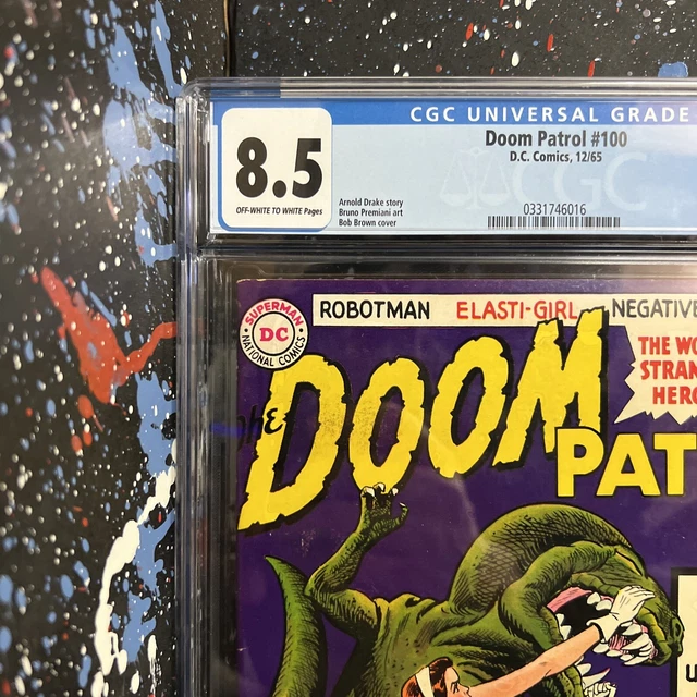 Doom Patrol #100 (Dec 1965, DC) CGC GRADED 8.5 - ORIGIN OF BEAST BOY - 🔑 ISSUE 2