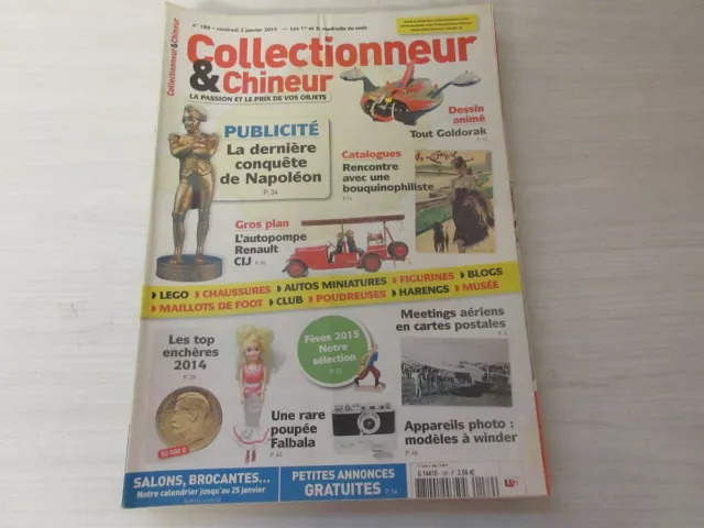 COLLECTIONNEUR CHINEUR 189 02.01.2015 GOLDORAK EPIPHANIE NAPOLEON et la PUB LEGO