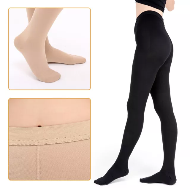 Men Women Compression Stockings Pantyhose 20-30 mmHg Medical Varicose Edema Hose