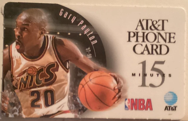 Gary Payton AT&T Phone Card