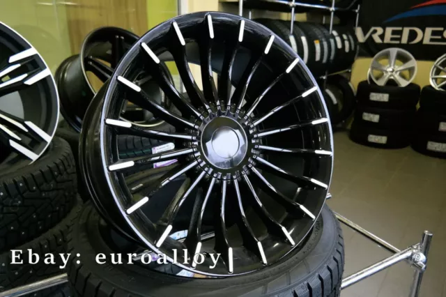 Neuf 4x 20 inch Alpina style Noir Concave Roues pour BMW E60 E39 E65 Jantes