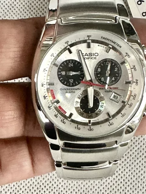 Casio Edifice Steel Silver Mens Watch EF510D-7AV