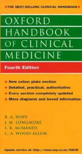 Oxford Handbook of Clinical Medicine - Paperback By Hope, R A - GOOD