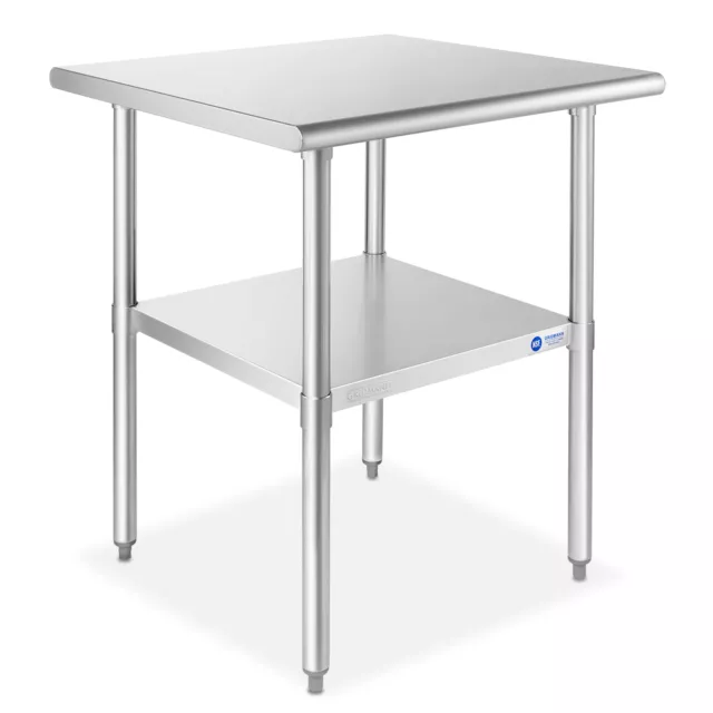 Stainless Steel 30" x 30" NSF Commercial Kitchen Work Food Prep Table