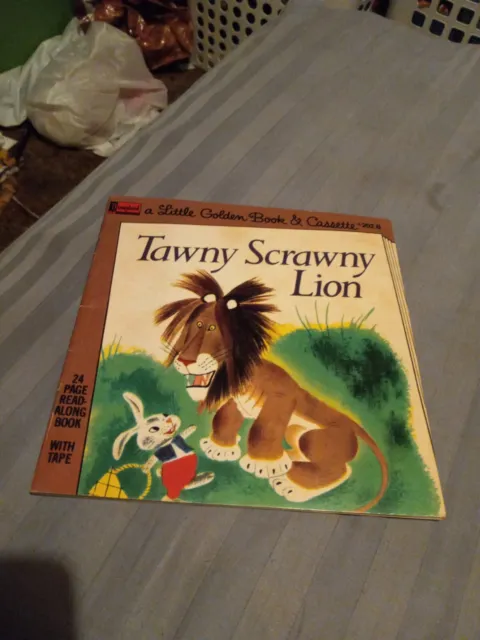 TAWNY SCRAWNY LION A Little Golden Book by Kathryn Jackson + Disneyland ...