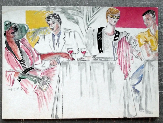 Carte postale publicité restaurant LE PETIT PRINCE Caviar & company Paris