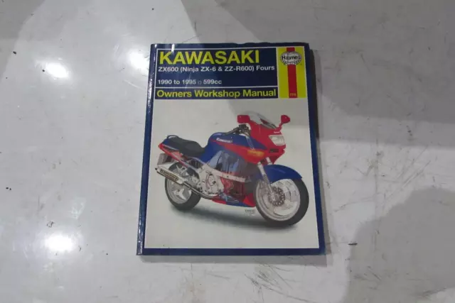 1990 - 1995 Kawasaki Zx600 Ninja Zz-R600 Fours Owners Workshop Manual R66