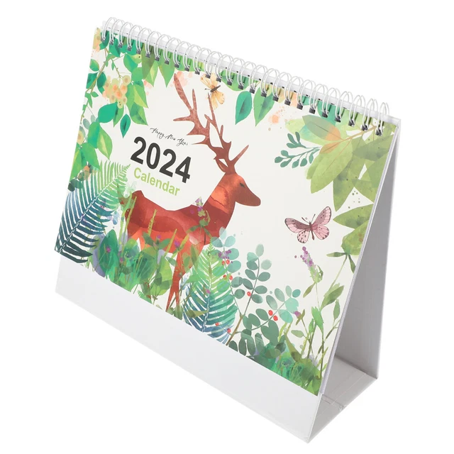 CALENDAR 2024 DESKTOP Planning 2024 Desk Calendar for Home Office Table