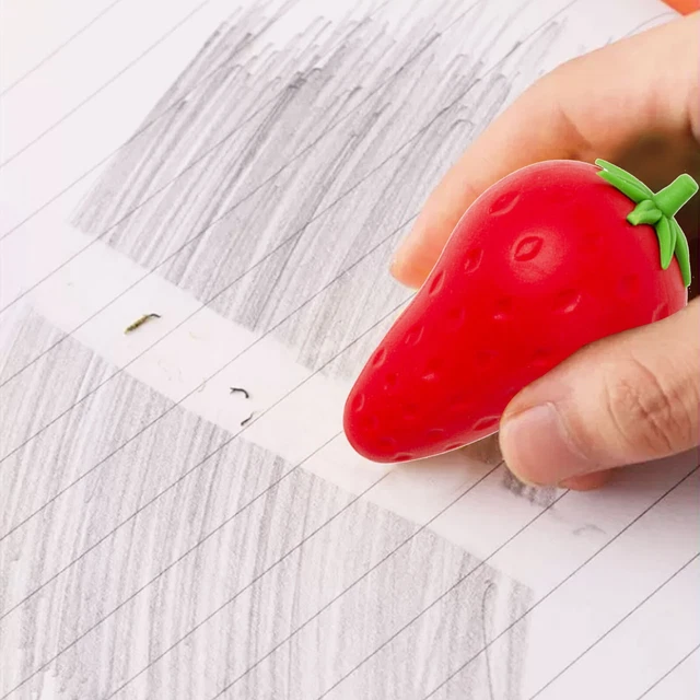 Big Mac Fruit Carrot Eraser Cute Eraser Clean and Traceless Student Chip Rubber