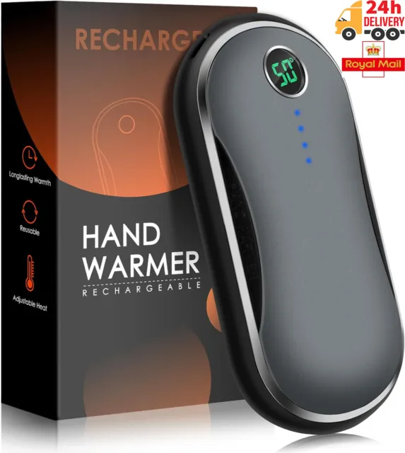 Hand Warmers Rechargeable, 10000mAH Electric Hand Warmer Heater Power Bank with