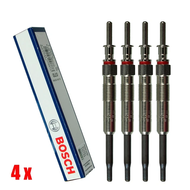 4x (4 Stück) BOSCH Glühkerzen Duraterm 0250402002 GLP070 BMW E87 E90 E60 E61 E63