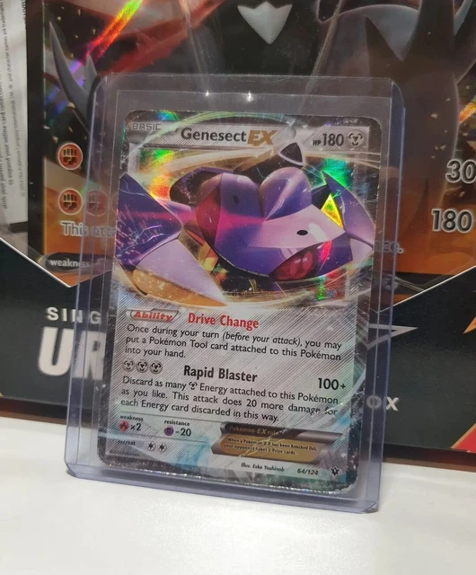 Pokemon Card Genesect EX 64/124 XY Fates Collide Played