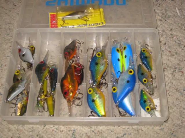 23 NEW STORM Lightnin' Shad Pre Rapala Great Colors Rare Crankbait Fishing  Lures $219.00 - PicClick