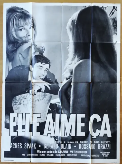 ELLE AIME CA affiche cinema originale erotique 160x120 cm