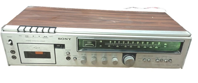 SONY STEREO MUSIC System HST-79 Cassette Receiver Vintage1975Solo