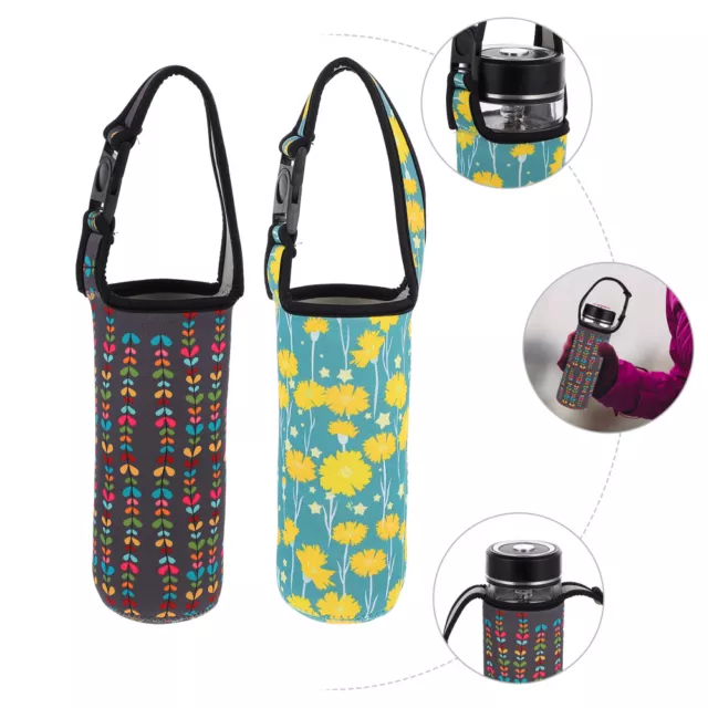 2 Pcs Insulated Water Bottle Cover Water Bottle Pouch Cover Water Bottle Case