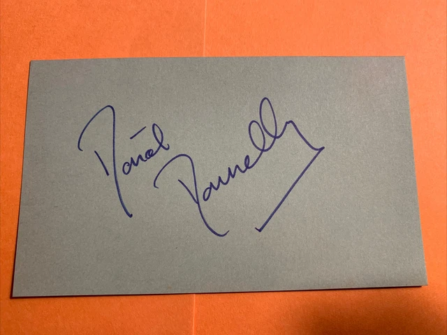 Donal Donnelly Autographed Index Card No COA “The Godfather III”