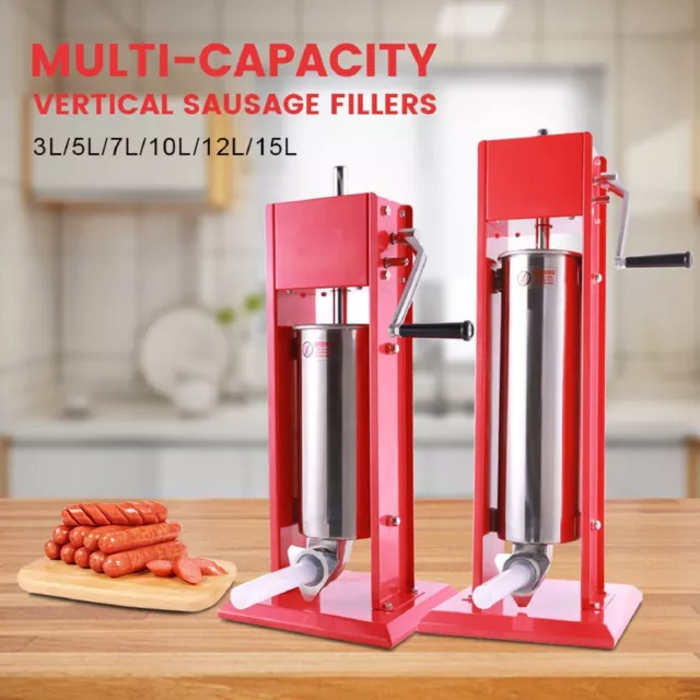 Hakka Sausage Stuffer 2 Speed Meat Filler Commercial Kitchen Food Processing