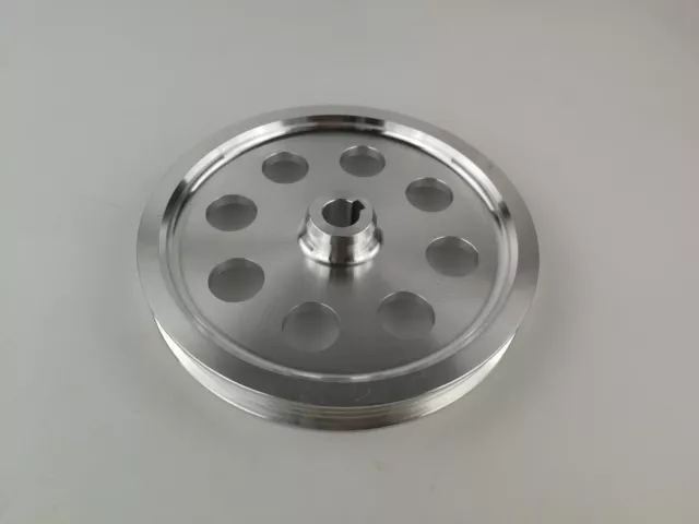 Lightweight Power Steering Pulley for Toyota Supra 7MGTE 7M-GTE 86-92 Polished 3