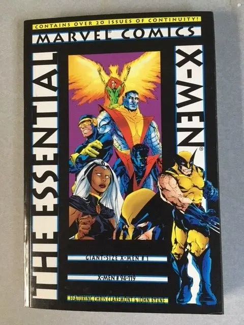 The Essential X-Men Vol. #1 TPB 1st Printing 1996.  Black & White