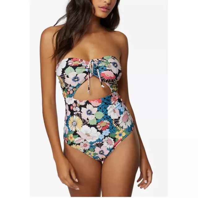 O'NEILL Juniors Twiggy Sayulita Floral-Print Cutout One-Piece Swimsuit