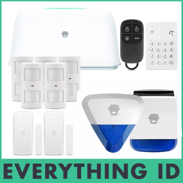 CHUANGO WIRELESS HOME SECURITY WiFi APP BURGLAR HOUSE OFFICE DIY ALARM SYSTEM