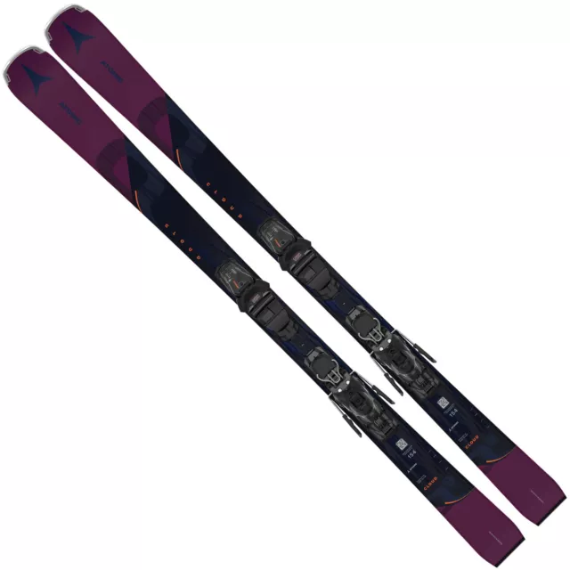 Atomic Cloud Q9 Ski + M 10 GW Bindung Damen-Skiset Piste Alpin Skier Lila 2024