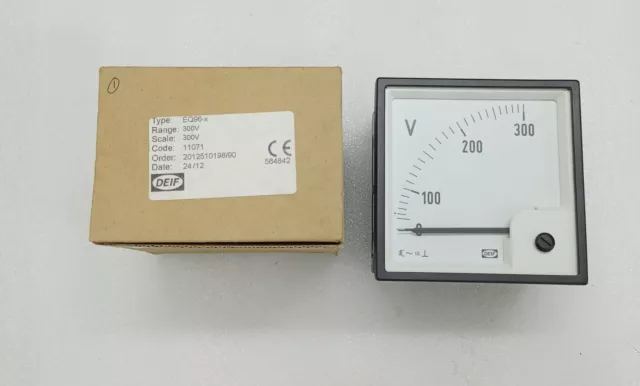 DEIF Voltmètre Type EQ96-X 300 Volt
