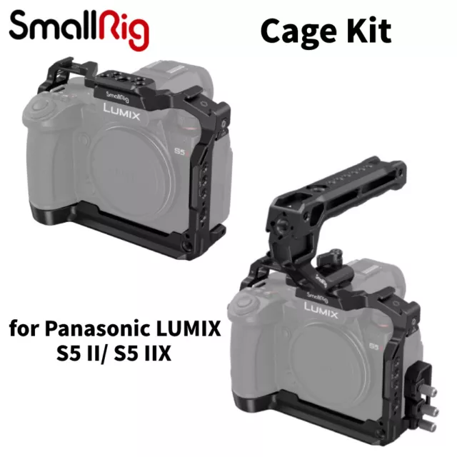 SmallRig S5 IIX kamera Cage Kit w/ Arca-Swiss Plate for Panasonic LUMIX S5 II