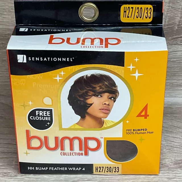 Sensationnel Premium Now Bump Feather Wrap 4" 100% CHEVEUX HUMAINS