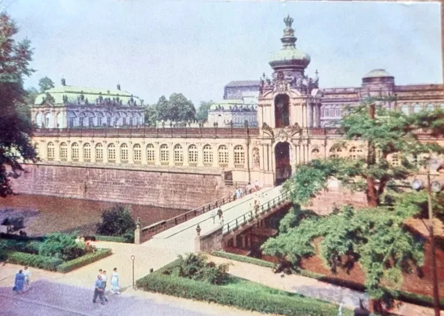 AK Dresden Zwinger Postkarte Alt