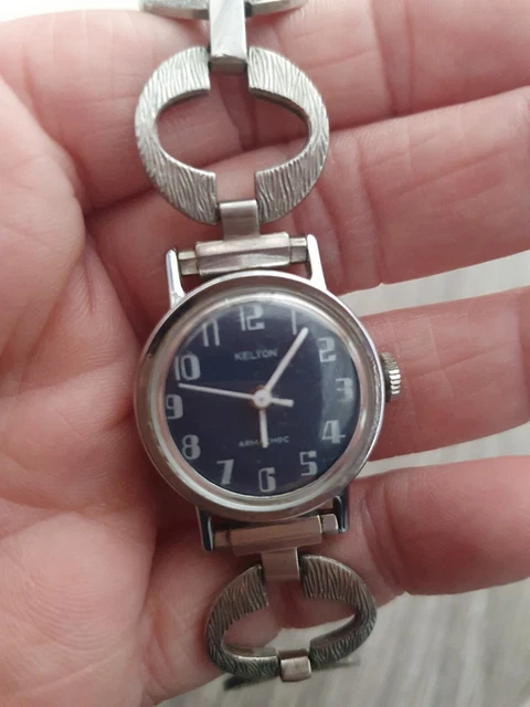 Montre Mécanique Vintage Kelton Pour Femme - Élégante, Non Testée, Occasion