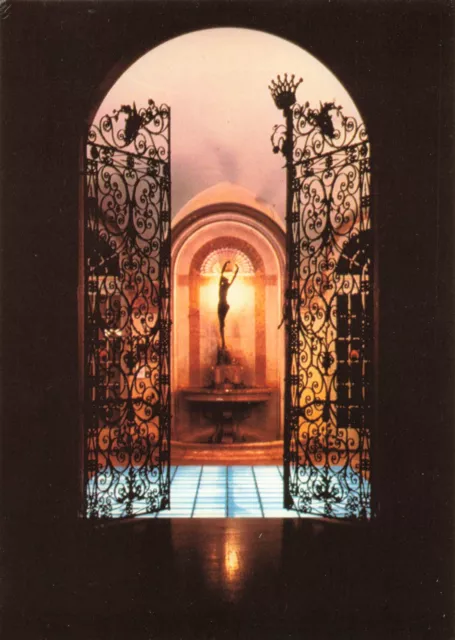 Tulsa OK, Philbrook Art Center Joy of the Waters Sculpture, Vintage Postcard