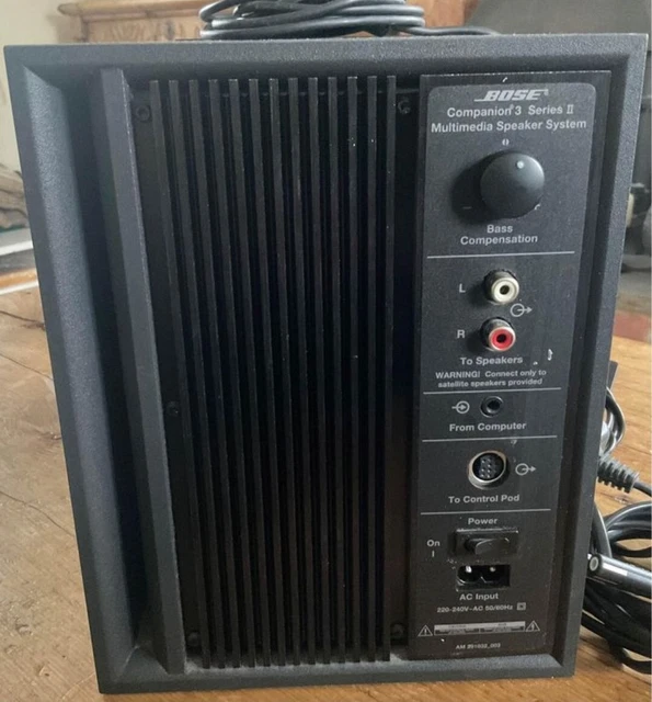 BOSE COMPANION 3 Series 2 Multimedia Speaker System Graphite/Silver £