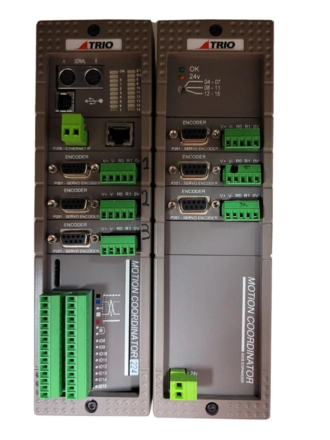 Trio Motion Coordinator #MC224 w/ Trio Motion Coordinator #MC224 Axis Expander
