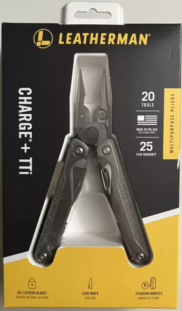 LEATHERMAN Charge + TTi 832538 New In Box Made In USA