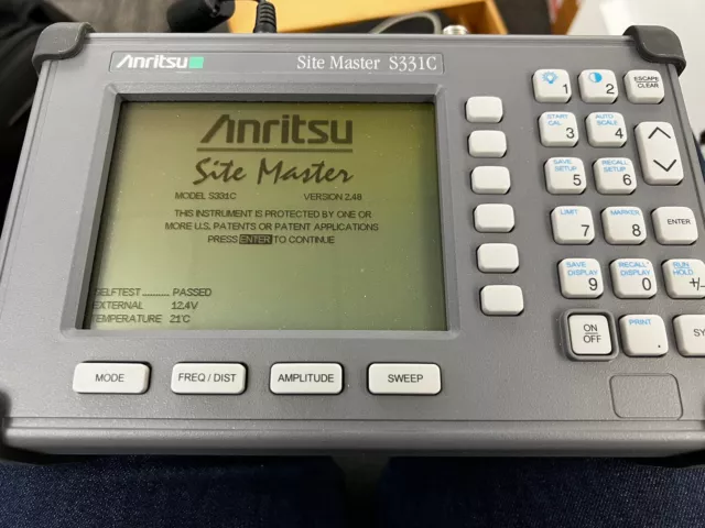 Anritsu SiteMaster S331C Cable / Antenna & Spectrum Analyzer